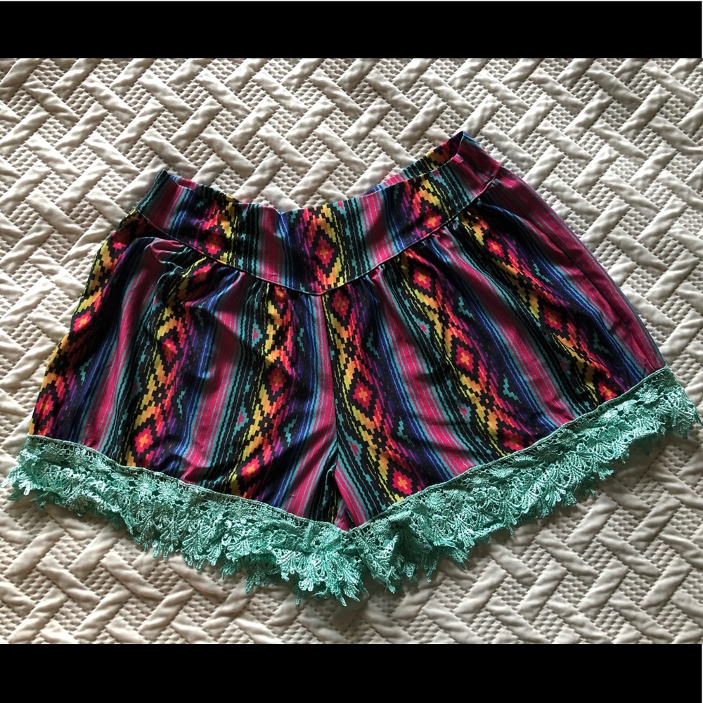 Serape Crazy Train Shorts